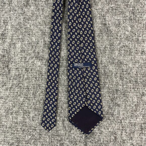 Polo Ralph Lauren‎ Tie Mens Silk USA made 56" Long 3.75" Wide Vintage Y2K - Picture 2 of 9